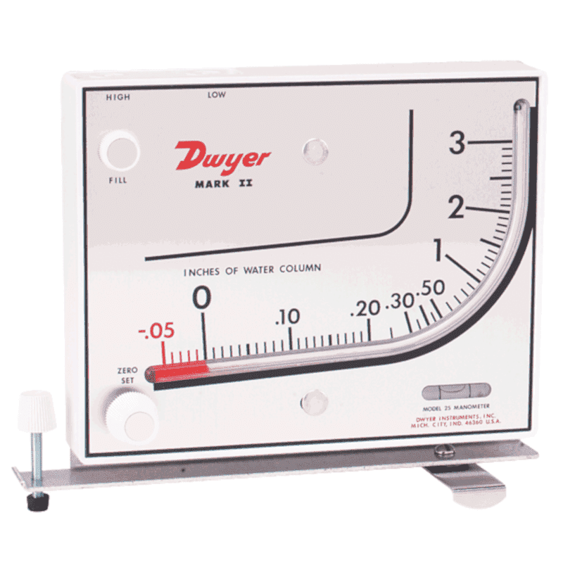 Image de Dwyer manomètres à tube incliné série Mark II